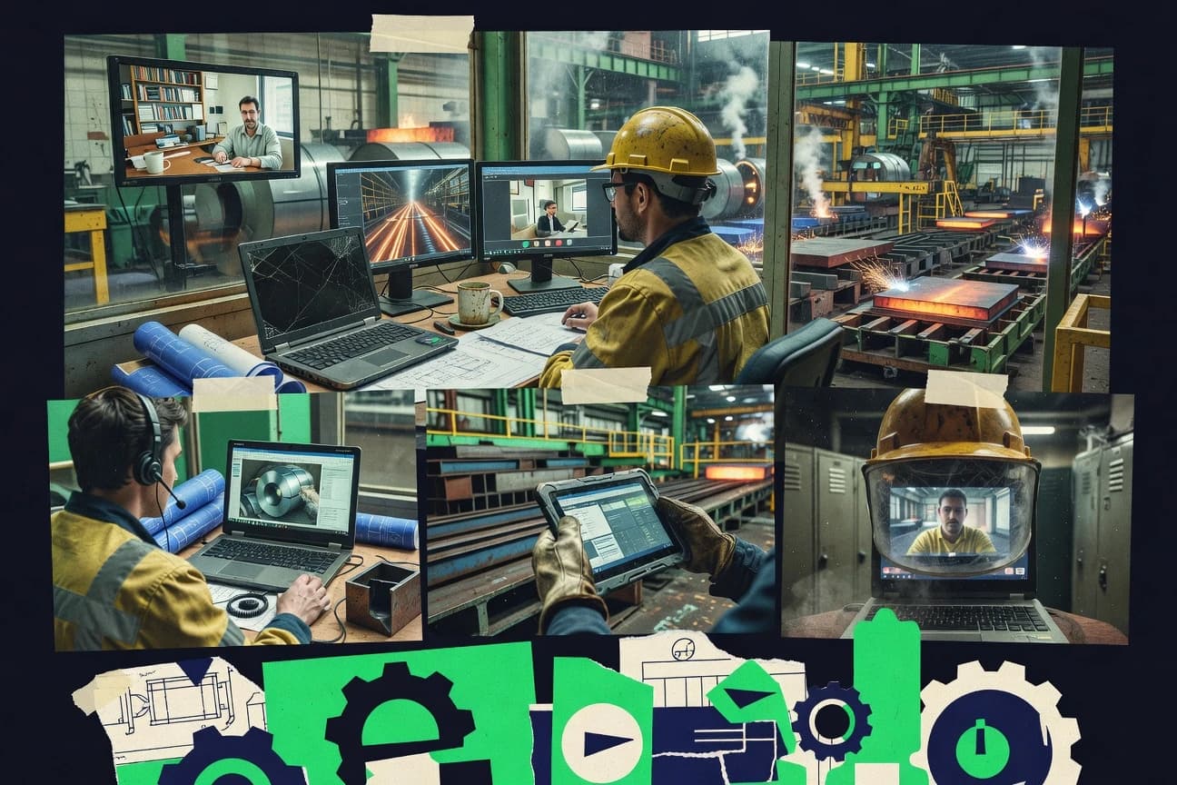 Remote And Hybrid Work In The Steel Industry Statistics