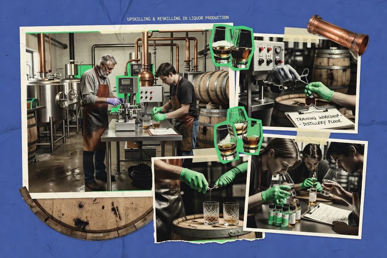 Upskilling And Reskilling In The Liquor Industry Statistics