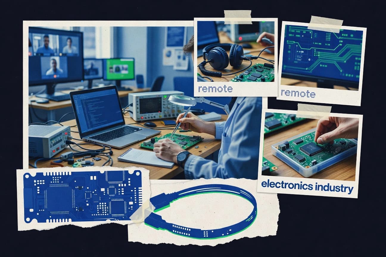 Remote And Hybrid Work In The Electronics Industry Statistics