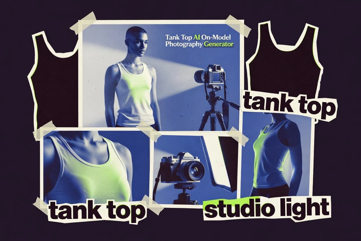 Top 10 Best Tank Top AI On-model Photography Generator of 2026