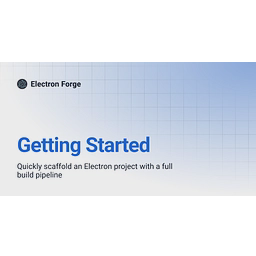 Electron Forge logo