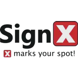 SignX logo